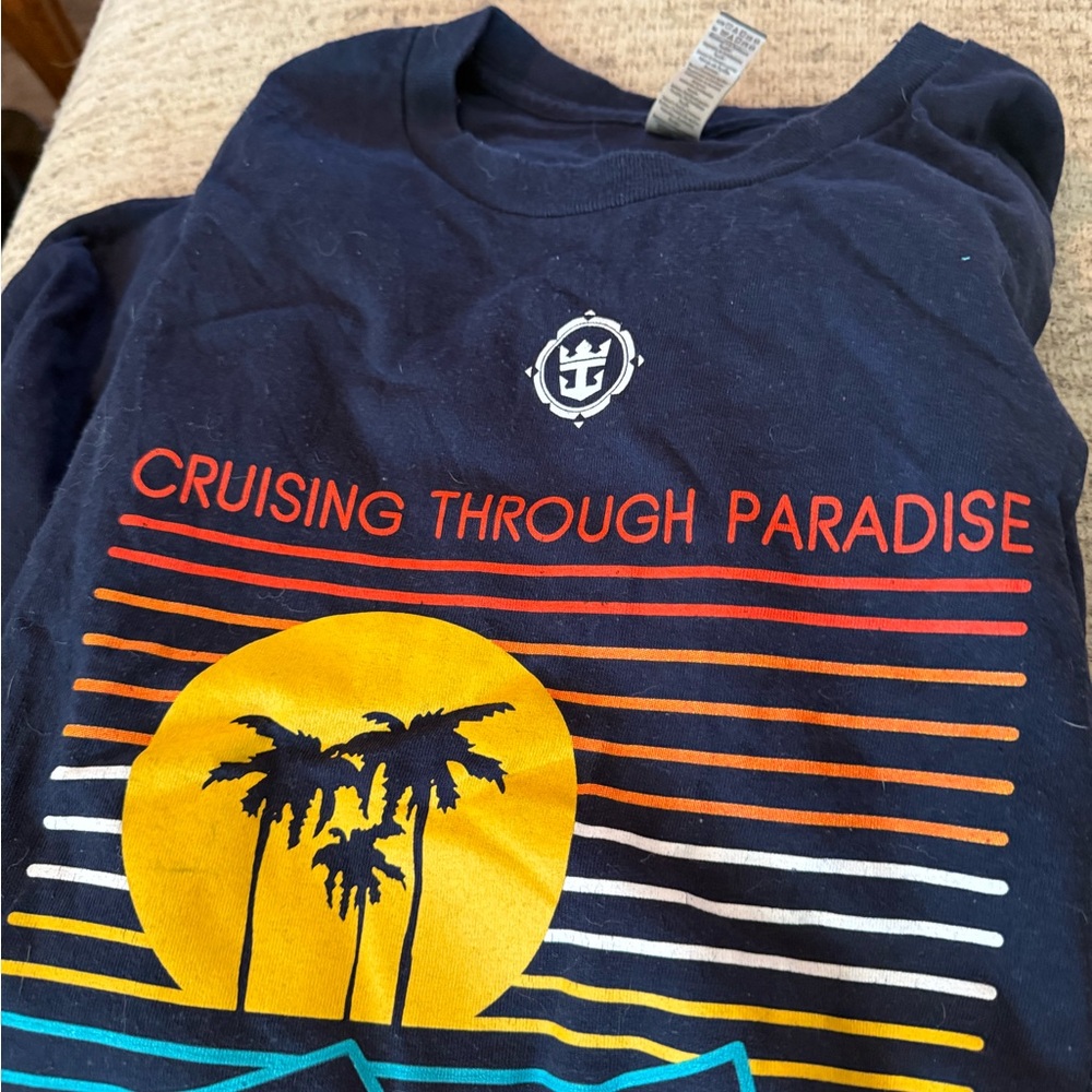 Royal Caribbean Men’s Navy Blue T-Shirt XL